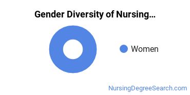 Nursing Education Majors in TN Gender Diversity Statistics